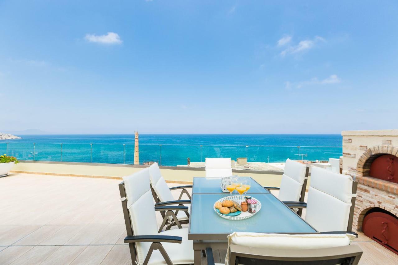 罗希姆诺Elytis Panoramic View公寓 外观 照片